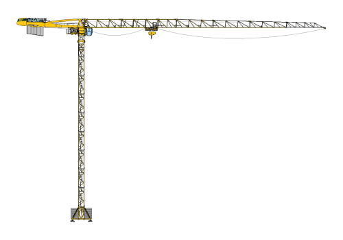 POTAIN MDT 259 J10 Cranes with 0-50 HP Range & Has Cranes Type